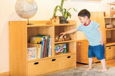 絵本棚・おもちゃ棚・収納棚 - 子ども家具 | なかよしライブラリー