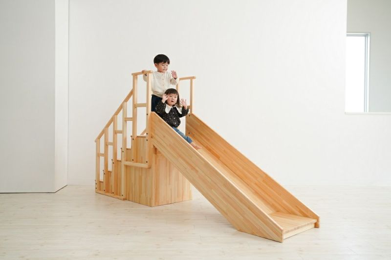 階段滑り台